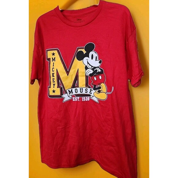 NEW Disney Mickey Mouse Vintage Mickey EST. 1928 Disneyland T-Shirt Large B7 - Picture 1 of 5